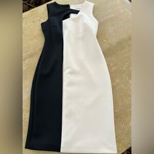 Calvin Klein Black and White Dress